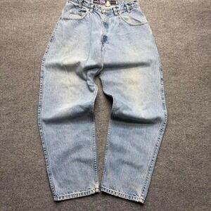 Vtg levis silver tab men's baggy jeans size 33x32